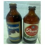 Kokanee and Pearl Beer Bottles