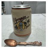 Beer Stein & Anaconda Spoon