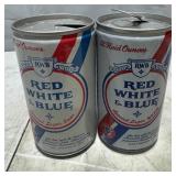 Red White & Blue Beer Can