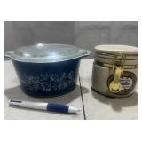 Pyrex Dish & Candle