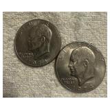 1974 Eisenhower Dollar Coins