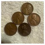 1945 Lincoln Wheat Pennies