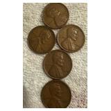 1945 Lincoln Wheat Pennies