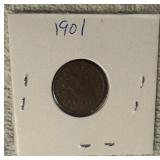 1861 Indian Head Cent Coin