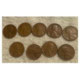 1940s Lincoln Wheat Pennies