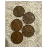 1944  D Lincoln Wheat Pennies