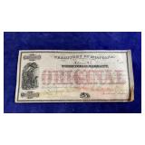 Territory of Montana Warrant