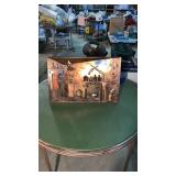 Copper music box decor