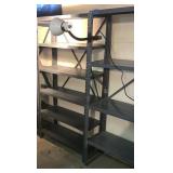 Metal shelves