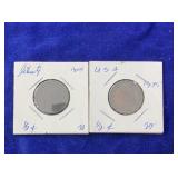 1804 & 1835 Half Cents