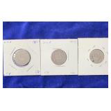 1866, 1867, 1888, Nickels