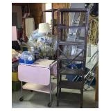 ServingCart & Metal Shelf