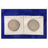 1912 and 1915 Morgan S 1/2 Dollars