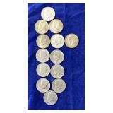 13 JFK Half Dollars