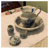 Water Pitcher & Bowl Set