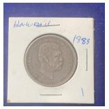 1883 Hawaii Half Dollar
