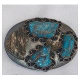 Turquoise Belt Buckle