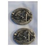 1986 Commemorative Belt Buckles