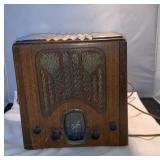 Antique Crosley Radio & Speaker