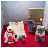 Coke-Cola bubble ornament & Bunny Hopper