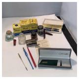 Fountain Pens & Ink Jars