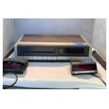 RCA Video/ Cassette Player & Alarm Clocks
