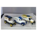 Die Cast Coast to Coast Vans Piggy Banks