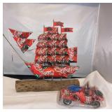 Coca-Cola Sail Boat & Car