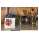 Coca-Cola Pitcher & Glasses