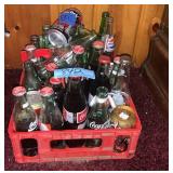 Crate of Coke Bottles & Cans
