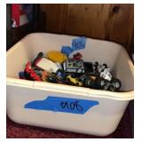 Tub of Die Cast Cars