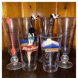 Budweiser Beer Glasses