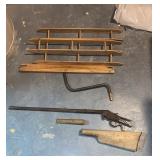Old Rifle Parts & Shelvings