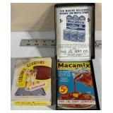 Rubbermaid Coasters and Macamix Advertisement Set
