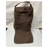 Brown Canvas Morgan's Zippered Bag with Handle