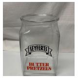 Seyfert's Glass Pretzel Jar