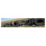 Lot of used tires