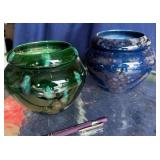 Violet Flower Pots