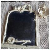 Cast Iron Chalkboard & Dish