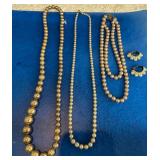 Pearl Necklaces & Earrings
