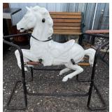 White Rocking Horse
