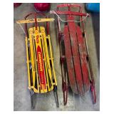 Wooden Snow Sleds