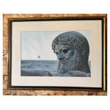 Artwork,Statue by the Sea
