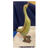 Wooden Duck Statue