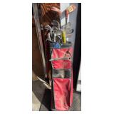 Vintage Golf Clubs with Bag