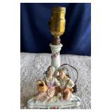 Porcelain Figurine Table Lamp