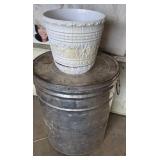 Metal Can & Planter