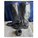 Leather Riding Boots