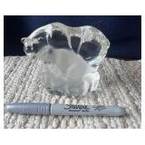 Crystal Bear Sculpture
