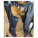 Leather Motorcycle Chaps